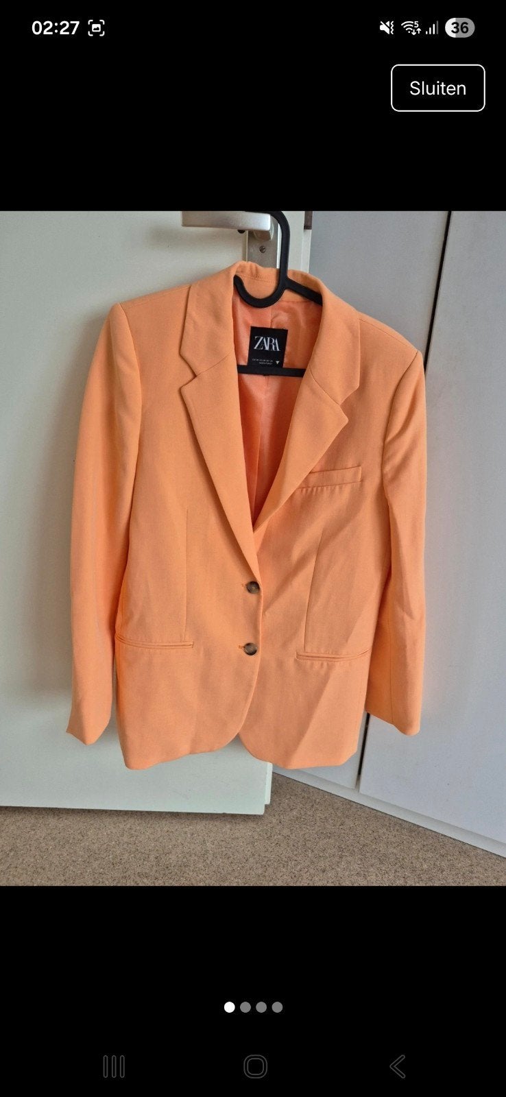 Zara Oranje Jasje - Stijlvol en Comfortabel, Zara, Oranje, Ophalen of Verzenden, Zo goed als nieuw