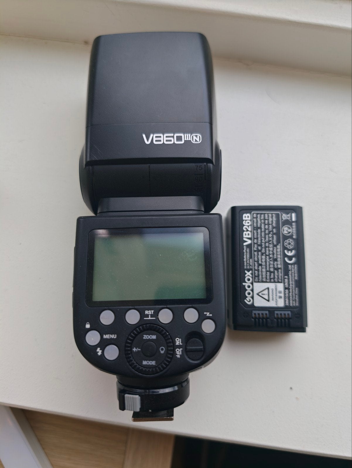 Godox V860II-N flitser met accu voor Nikon, Audio, Tv en Foto, Nikon, Inclusief accu/oplader, Externe flitser, Ophalen of Verzenden