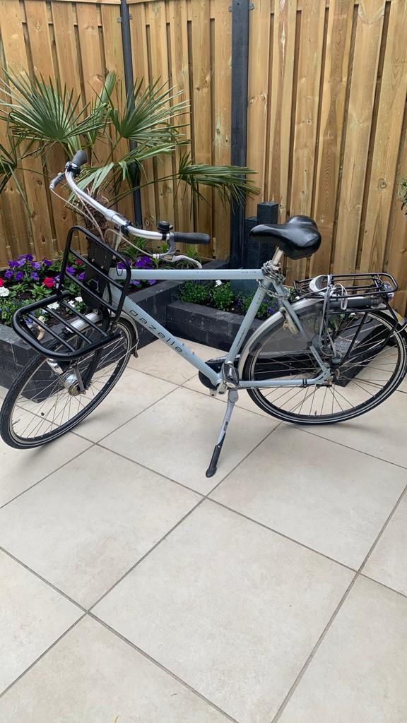 Gazelle herenfiets, Fietsen en Brommers, Ophalen, Gebruikt, Versnellingen, 57 tot 61 cm
