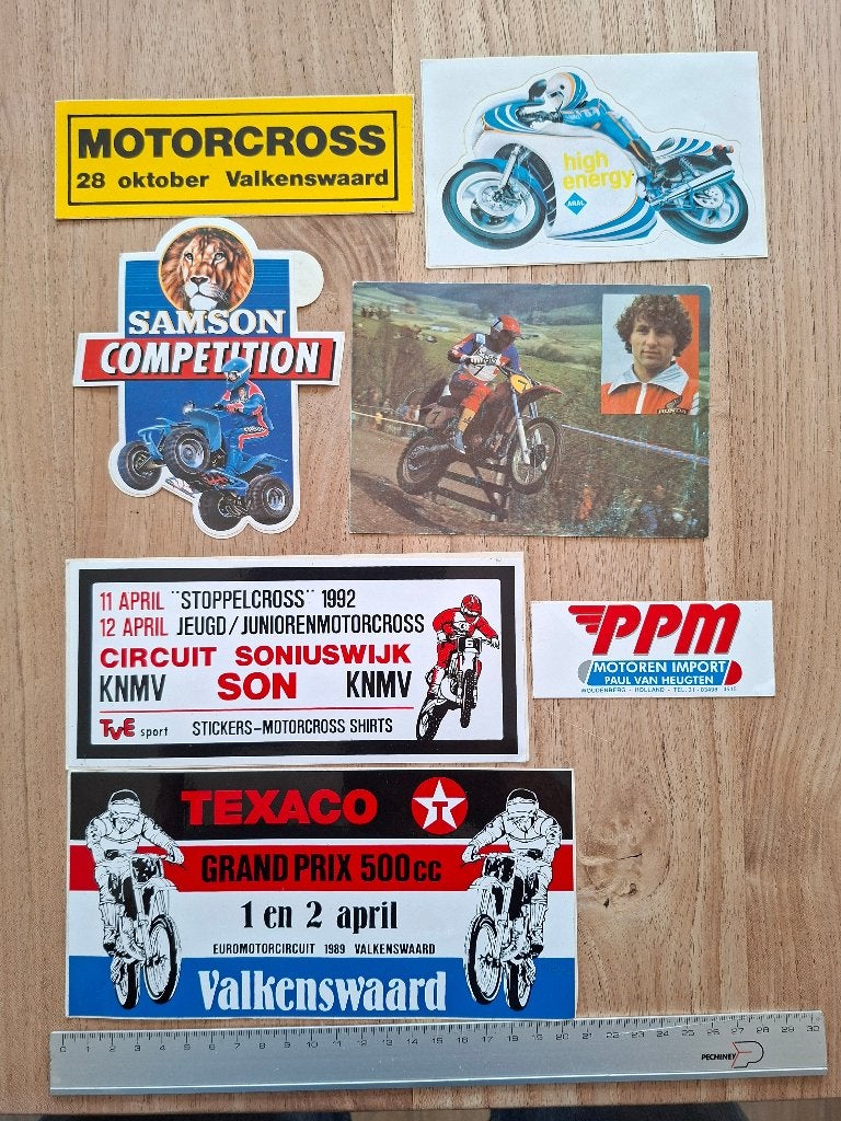 Stickers motorcross, Verzamelen, Ophalen of Verzenden, Zo goed als nieuw, Sport