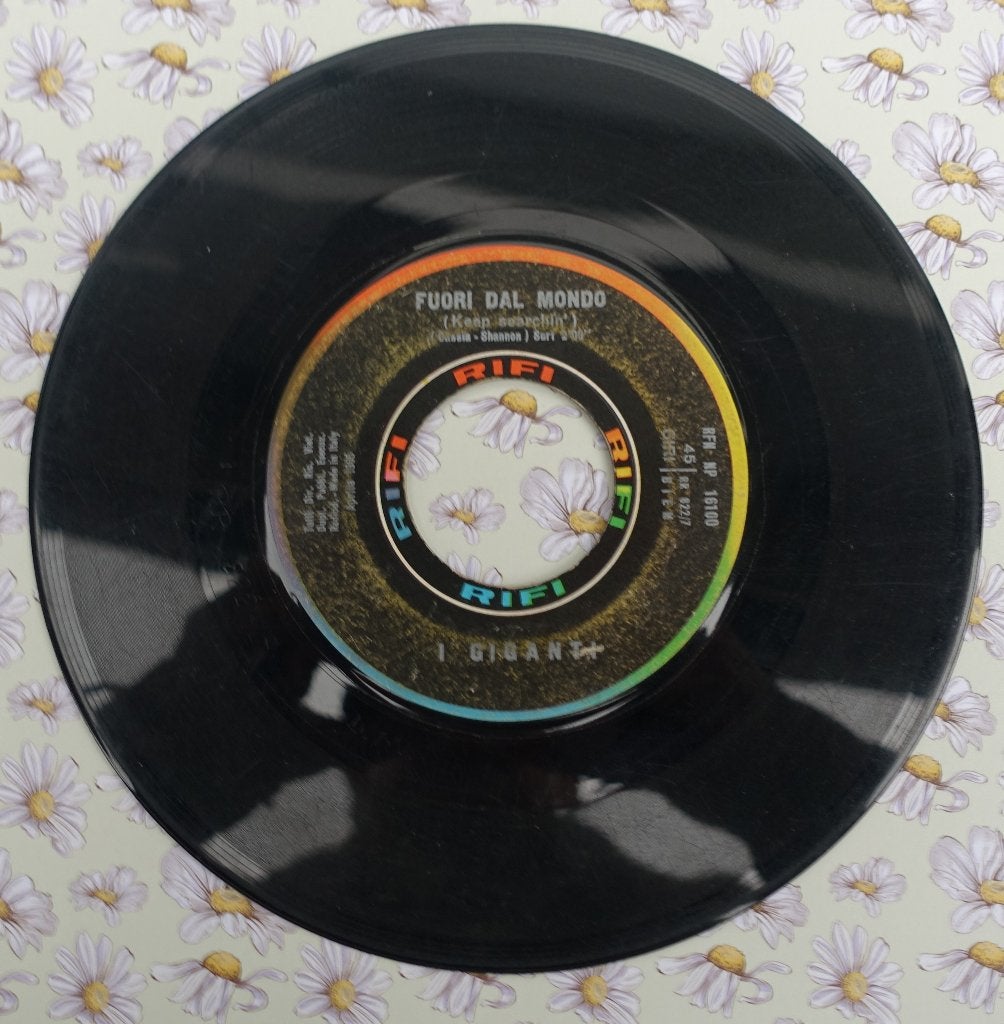 I Giganti - solo per voi / Fuori Dal Mondo (7'' Vinyl ), Gebruikt, Overige genres, 7 inch, Ophalen of Verzenden
