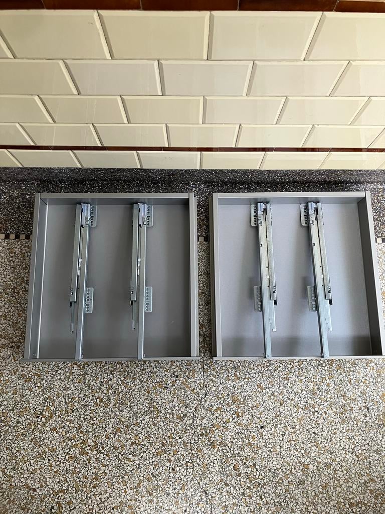 2x Binnenlade softclose 51x51 cm, Huis en Inrichting, Keuken | Keukenelementen, Ophalen, 50 tot 100 cm, Zo goed als nieuw, Minder dan 100 cm