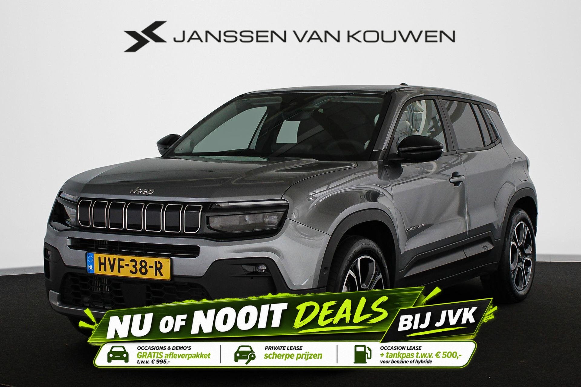 Jeep Avenger 1.2 e-Hybrid Altitude Keyless JBL Camera Apple, Auto's, Stof, Gebruikt, 1199 cc, 620 kg