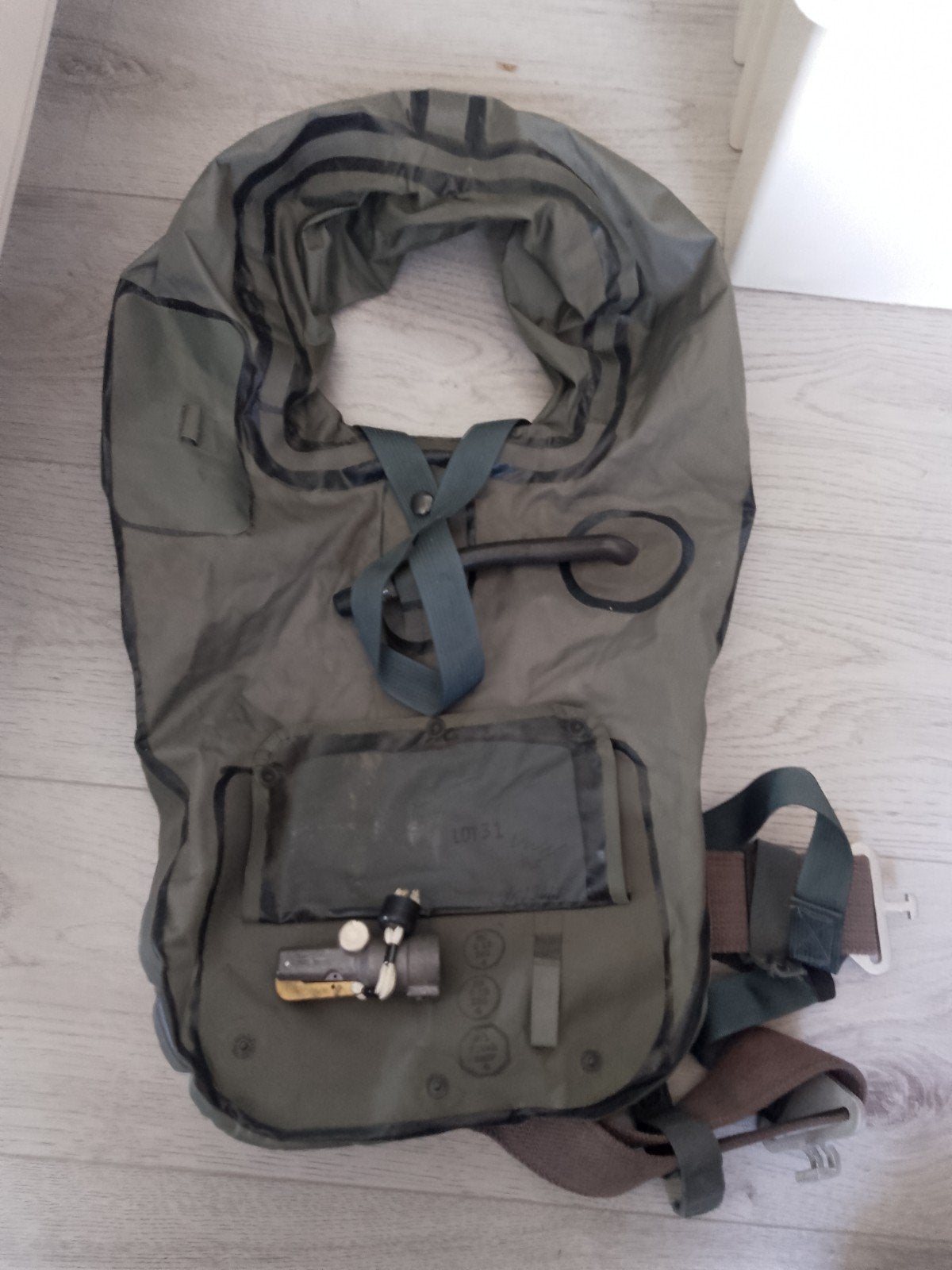 VINTAGE US NAVY ZWEMVEST - 1987, Verzamelen, Ophalen of Verzenden, Marine, Amerika, Overige typen