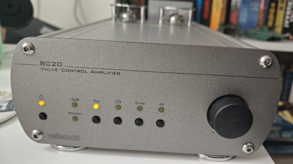 Velleman K8020 High-End Valve Control Amplifier | Compleet, Audio, Tv en Foto, Versterkers en Receivers, Ophalen of Verzenden