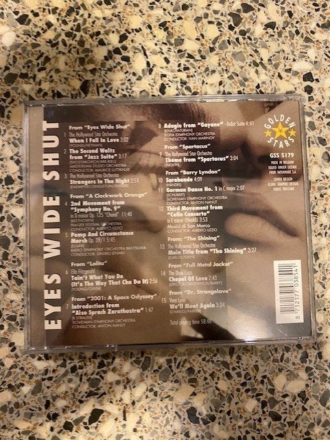 Eyes Wide Shut (Music from Stanley Kubrick Films), Compilatie, Ophalen of Verzenden, Zo goed als nieuw, Verzamelalbum