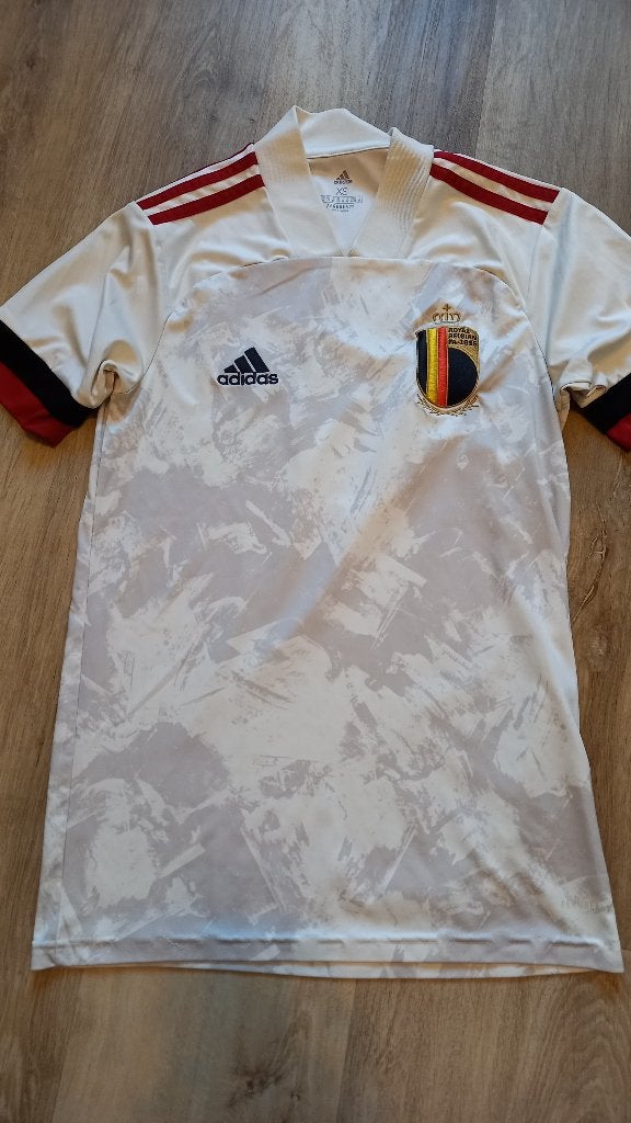 België Uitshirt 2020/2021 - Adidas - Maat XS, Maat XS of kleiner, Ophalen of Verzenden, Zo goed als nieuw, Shirt
