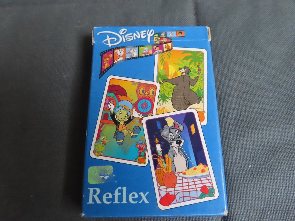 Kwartet Disney Reflex, Verzamelen, Speelkaarten, Jokers en Kwartetten, Ophalen of Verzenden, Zo goed als nieuw, Kwartet(ten)