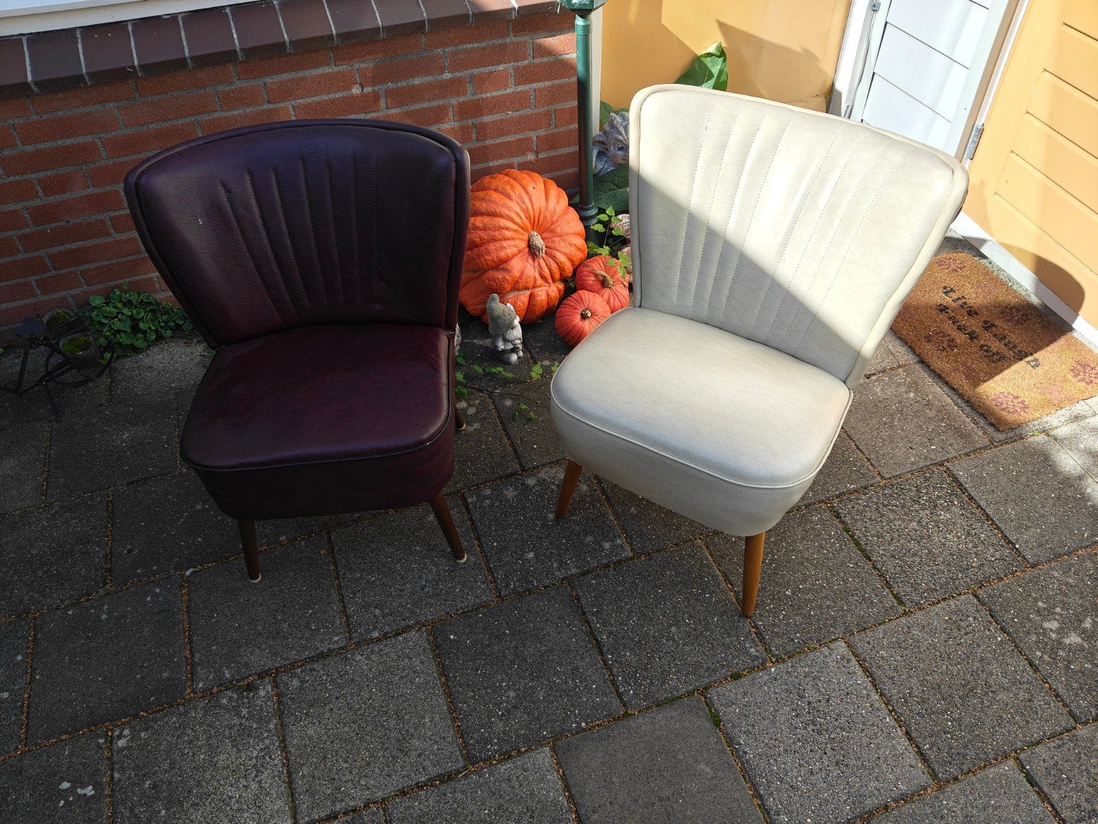 Vintage Kuipstoelen Jaren '50 - Set van 2, Ophalen