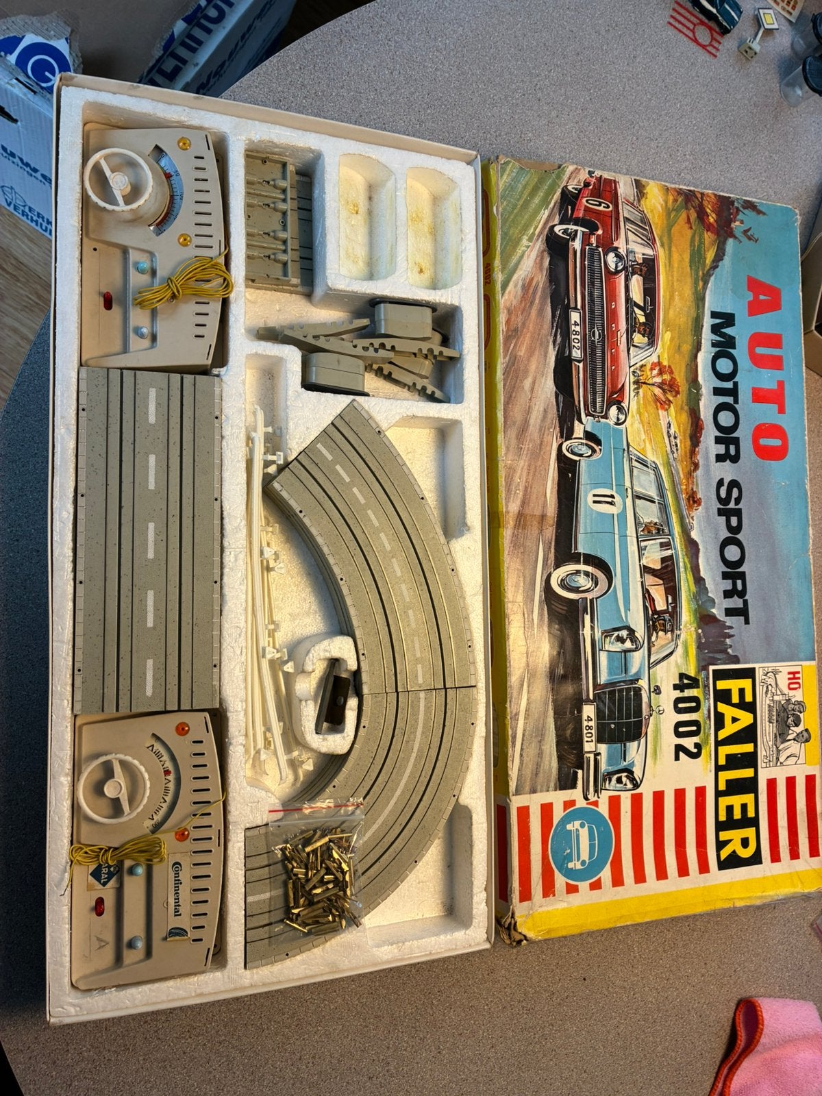 Faller ams set 4002  racebaan jaren 60/70, Ophalen of Verzenden, Zo goed als nieuw, Elektrisch, Overige merken