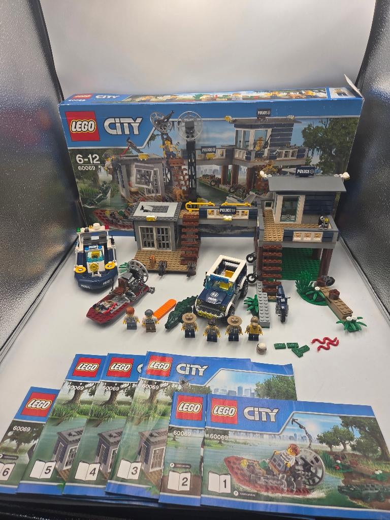 Lego City 60069 Swamp Police Station, City, Lego, Ophalen of Verzenden, Zo goed als nieuw