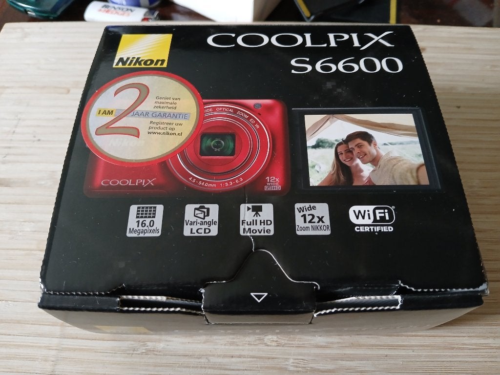 Nikon S6600 vlogcamera - 16MP., Accu, 16 megapixels, Ophalen of Verzenden, Zo goed als nieuw