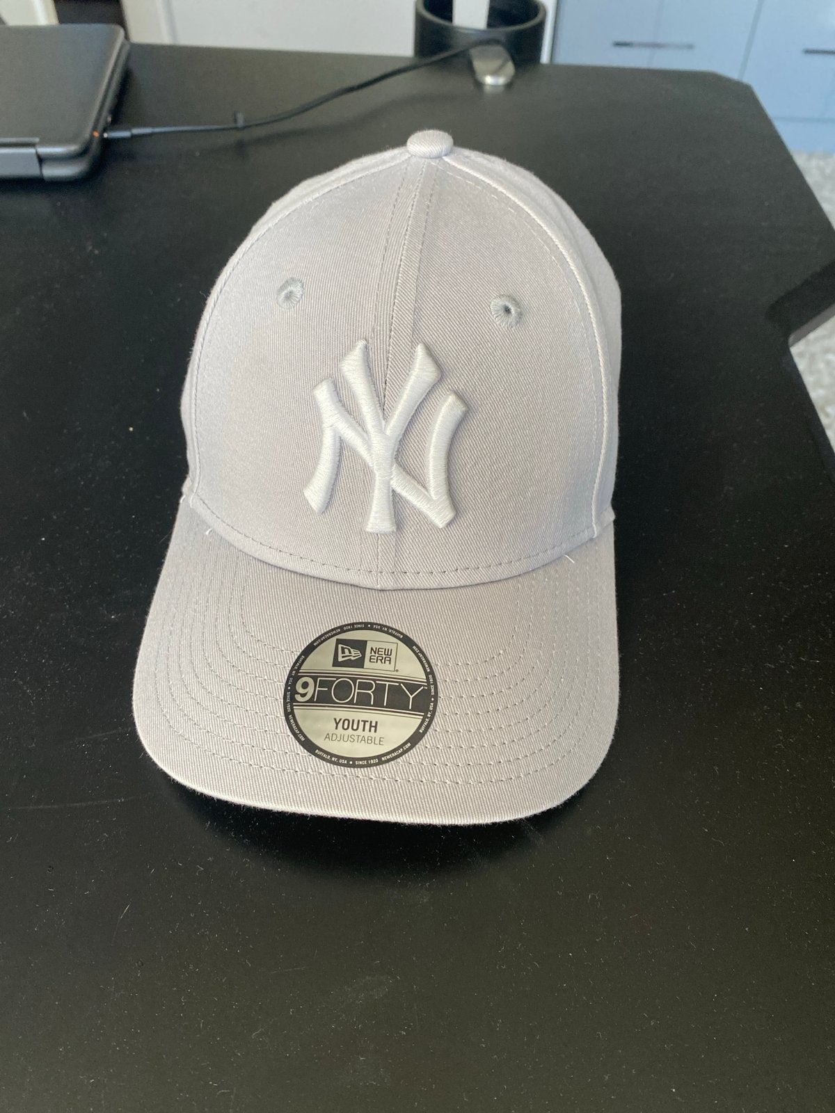 Grijze New York yankees pet youth nieuw, Ophalen, Nieuw, Pet