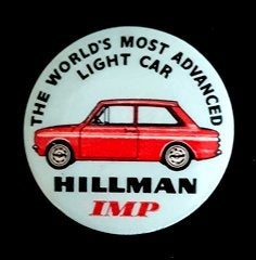 Hillman Imp button, Verzenden, Nieuw, Transport, Speldje of Pin