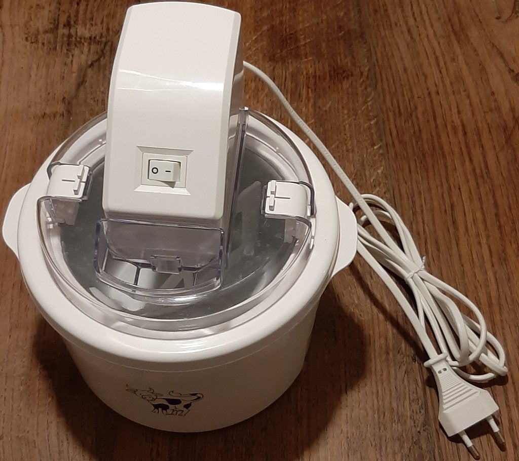 🍨Preloved: Ijsmachine - 1.2 Liter zelfgemaakt ijs🏷️€16,-, Ophalen of Verzenden, Gebruikt, Koelelement