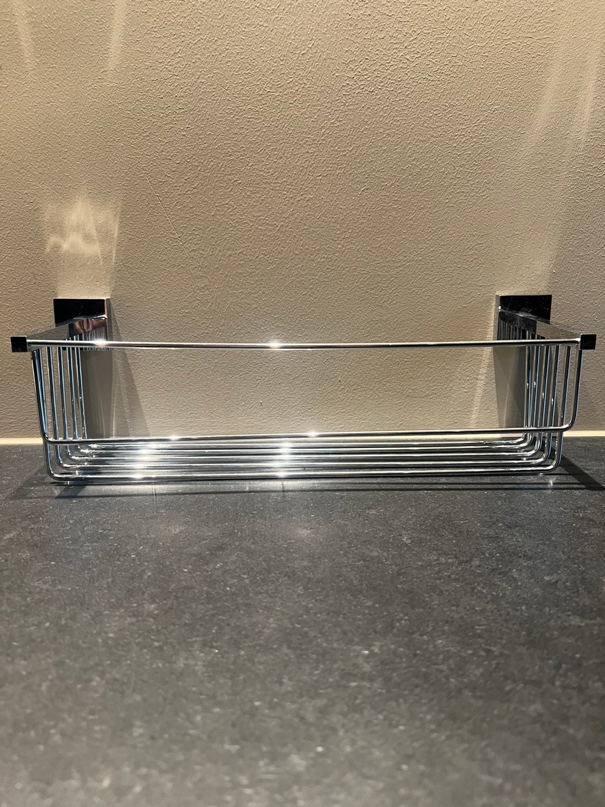 Doucherek chroom, Ophalen, Zo goed als nieuw, Overige kleuren, Douche-accessoire