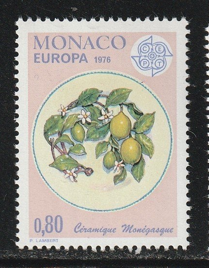 Verenigd Europa 1976 - Keramiek, wijnoogster citroenboom, Ophalen, Postfris, Overige thema's