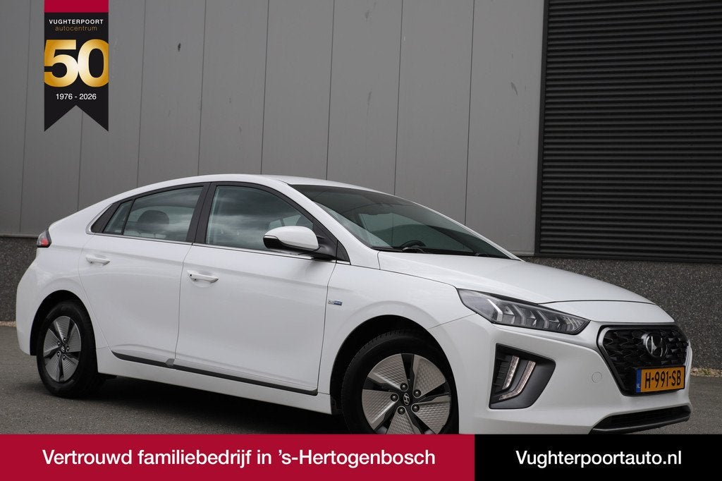 Hyundai IONIQ 1.6 GDi Hybrid/Facelift/Matrix-LED/Carplay/Inf, Auto's, Gebruikt, Wit, Origineel Nederlands, IONIQ