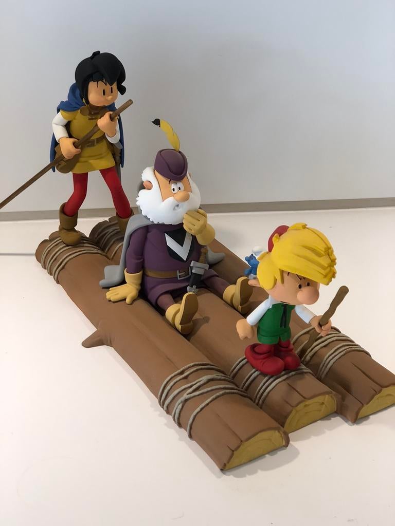 Het vlot van het vervloekte land Fariboles, Ophalen of Verzenden, Asterix en Obelix, Zo goed als nieuw, Beeldje of Figuurtje