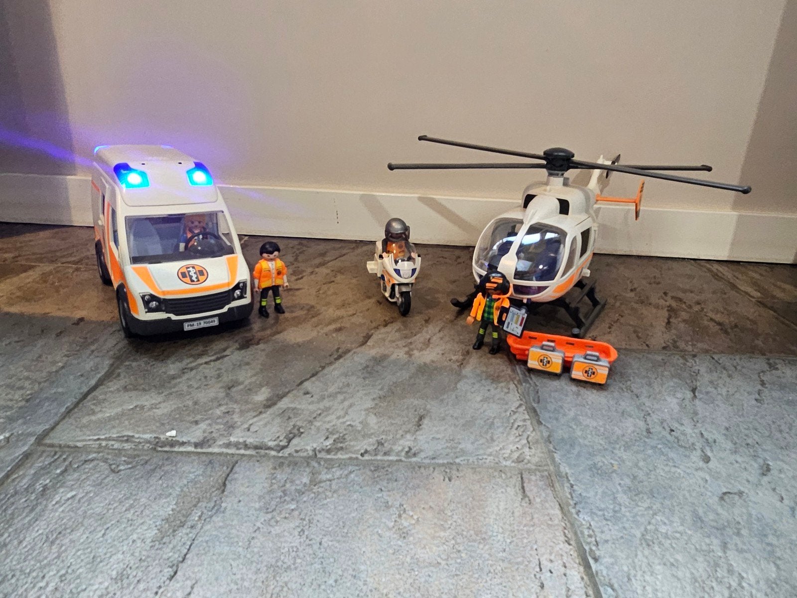 playmobile ambulance, Ophalen, Gebruikt