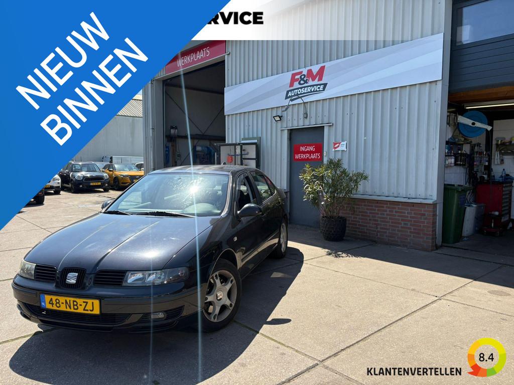 SEAT Toledo 2.3 V5 Sport Clima, camera, trekhaak, Auto's, Voorwielaandrijving, Stof, Gebruikt, Zwart