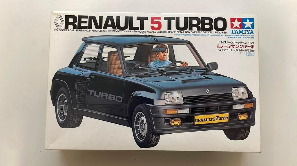 Tamya Renault 5 TURBO, Auto, Groter dan 1:32, Nieuw, Ophalen of Verzenden