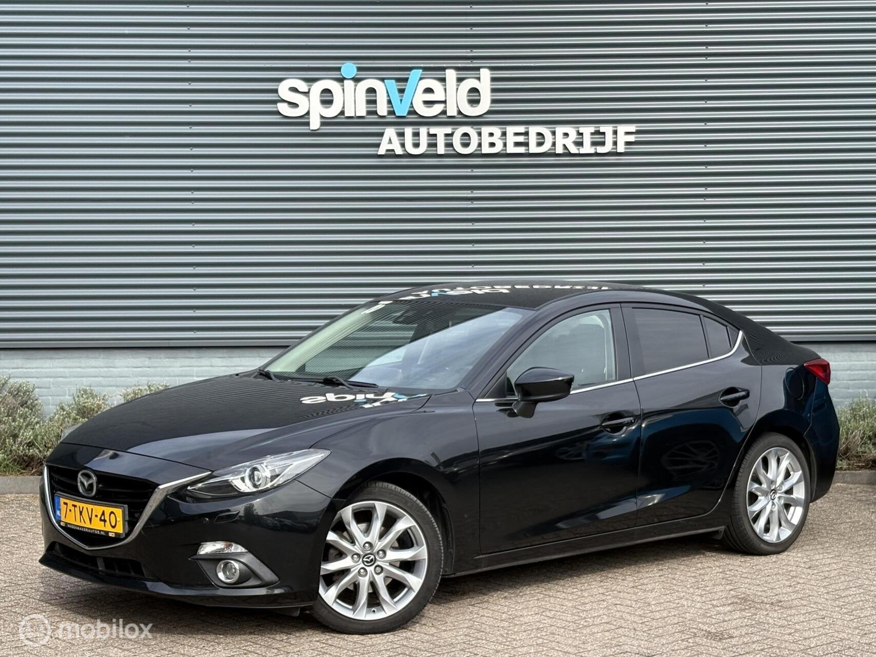 Mazda 3 2.0 GT-M - Head up - Leder - Bose - Xenon -, Auto's, Mazda, Voorwielaandrijving, Gebruikt, 4 cilinders, Zwart