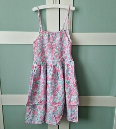 Bloemenjurk 128, Kinderen en Baby's, Kinderkleding | Maat 128, Ophalen of Verzenden, Nieuw, Meisje, Jurk of Rok