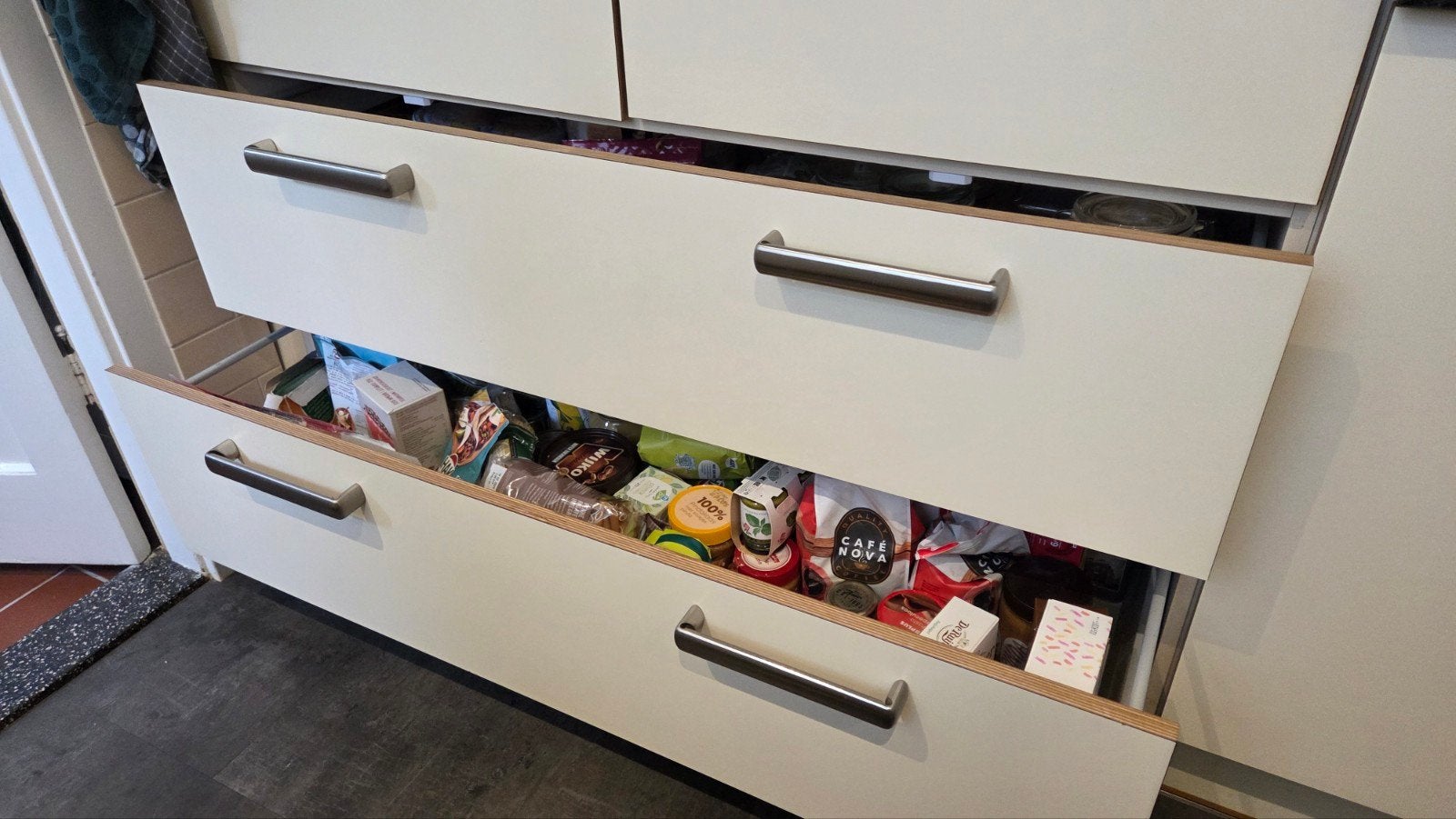 Blum Keukenlade 120cm breed - Incl. geleiders (zonder front), Ophalen, Gebruikt
