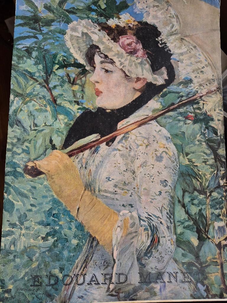 Kalender 1962 Edouard Manet, Diversen, Kalenders, Ophalen, Maandkalender, Gebruikt