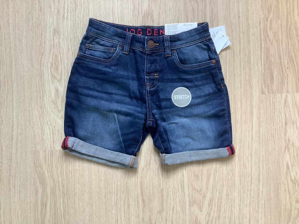 NIEUW leuke blauwe korte spijkerbroek maat 128 jog jeans, Kinderen en Baby's, Kinderkleding | Maat 128, Ophalen of Verzenden, Nieuw