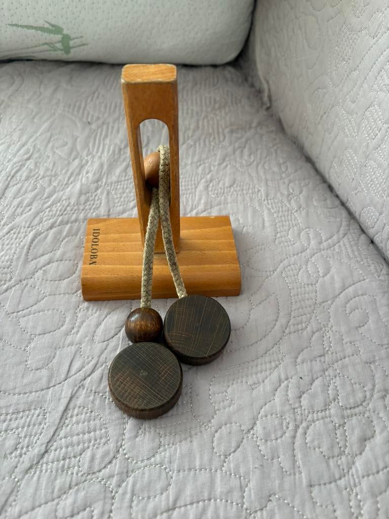 Houten Eureka Puzzel - Oliver String Brain Teaser, Ophalen of Verzenden, Gebruikt, Rubik's of 3D-puzzel