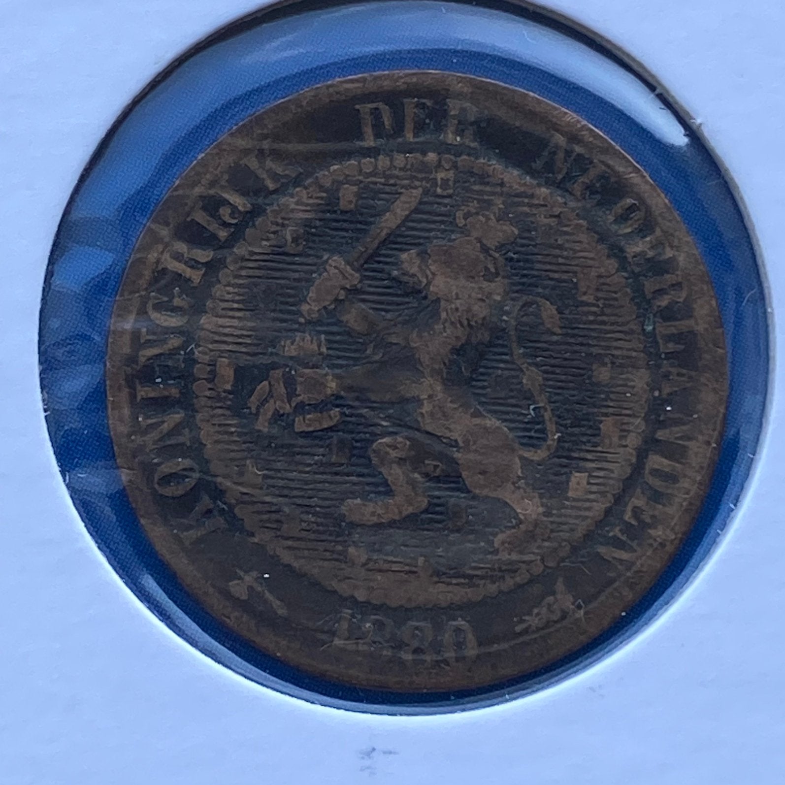 2.5 - 1/2 Cent - 2,5 Cent uit 1880 van Kon. Willem III, Postzegels en Munten, Verzenden, Koning Willem III, Overige waardes, Losse munt