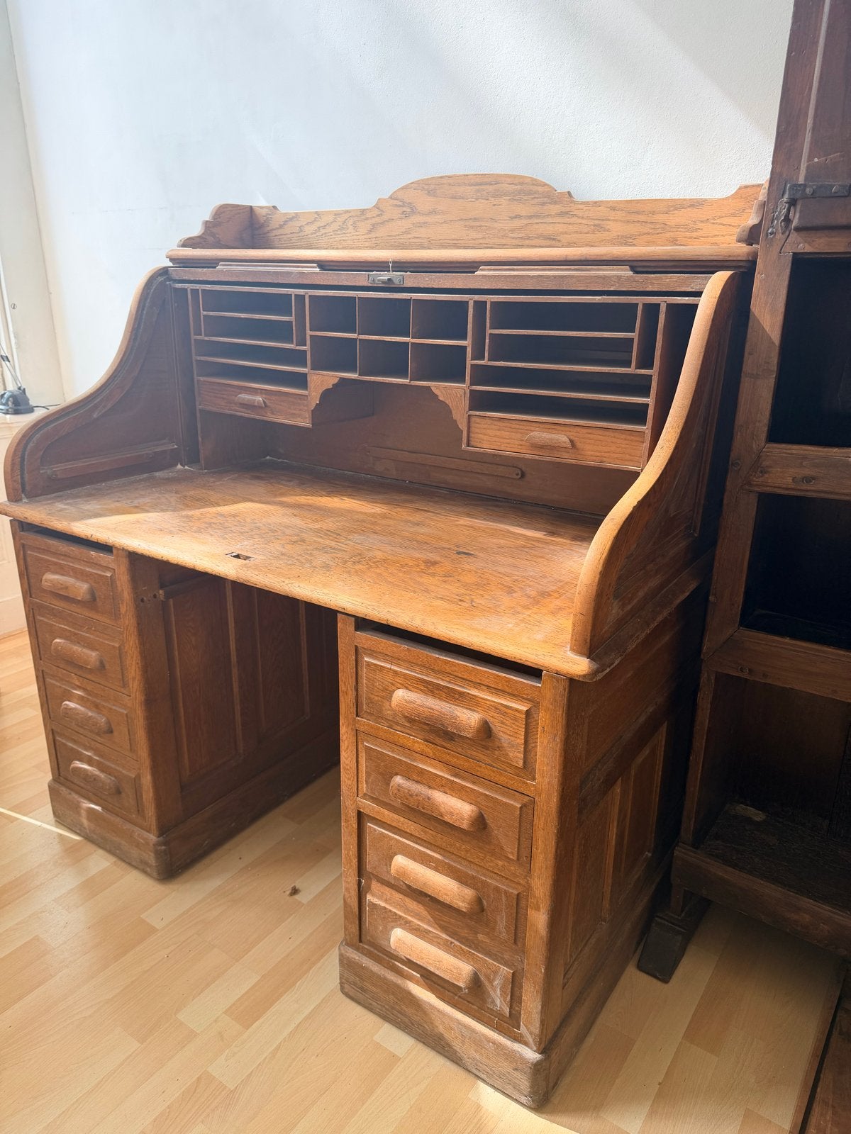 Opknapper - Mooie secretaire antiek eikenhout, Ophalen of Verzenden, Gebruikt