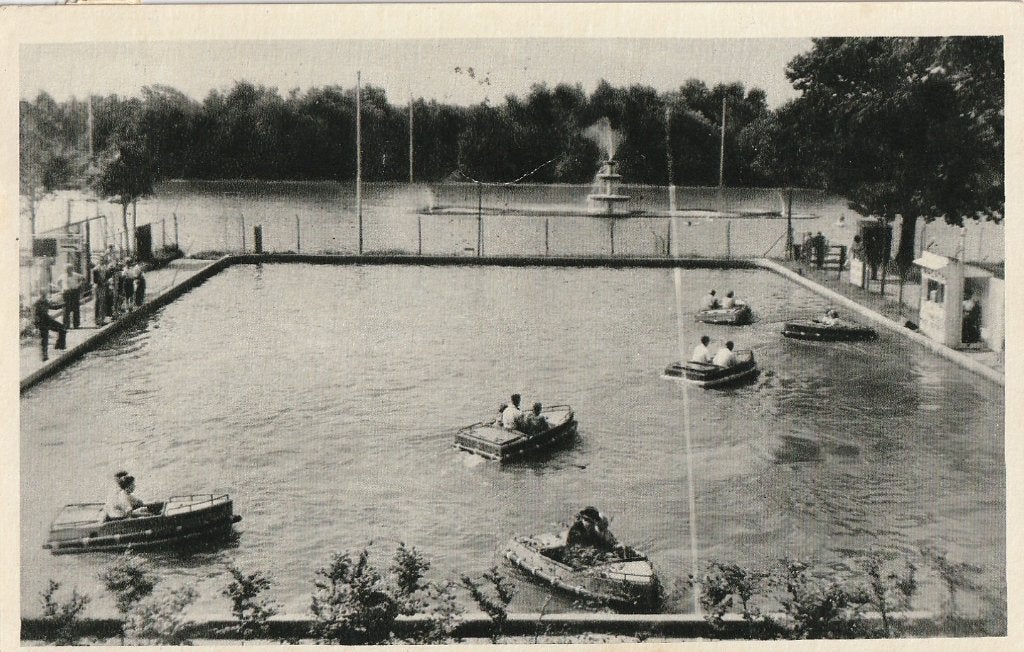 OUD VALKENVEEN SPEELTUIN UIT 1955 ZEER MOOI OUDE KAART KO411, Ophalen of Verzenden, 1940 tot 1960, Gelopen