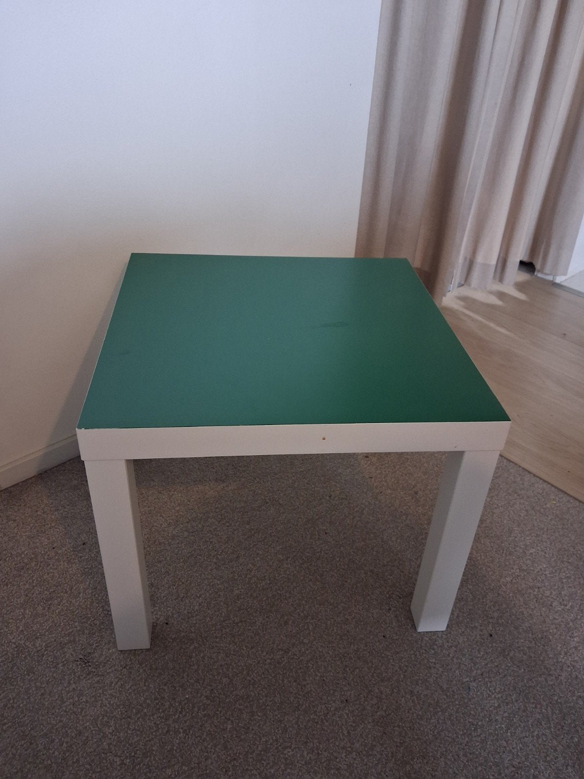 Ikea lack tafeltje (drie stuks), 45 tot 60 cm, Vierkant, Zo goed als nieuw, Modern