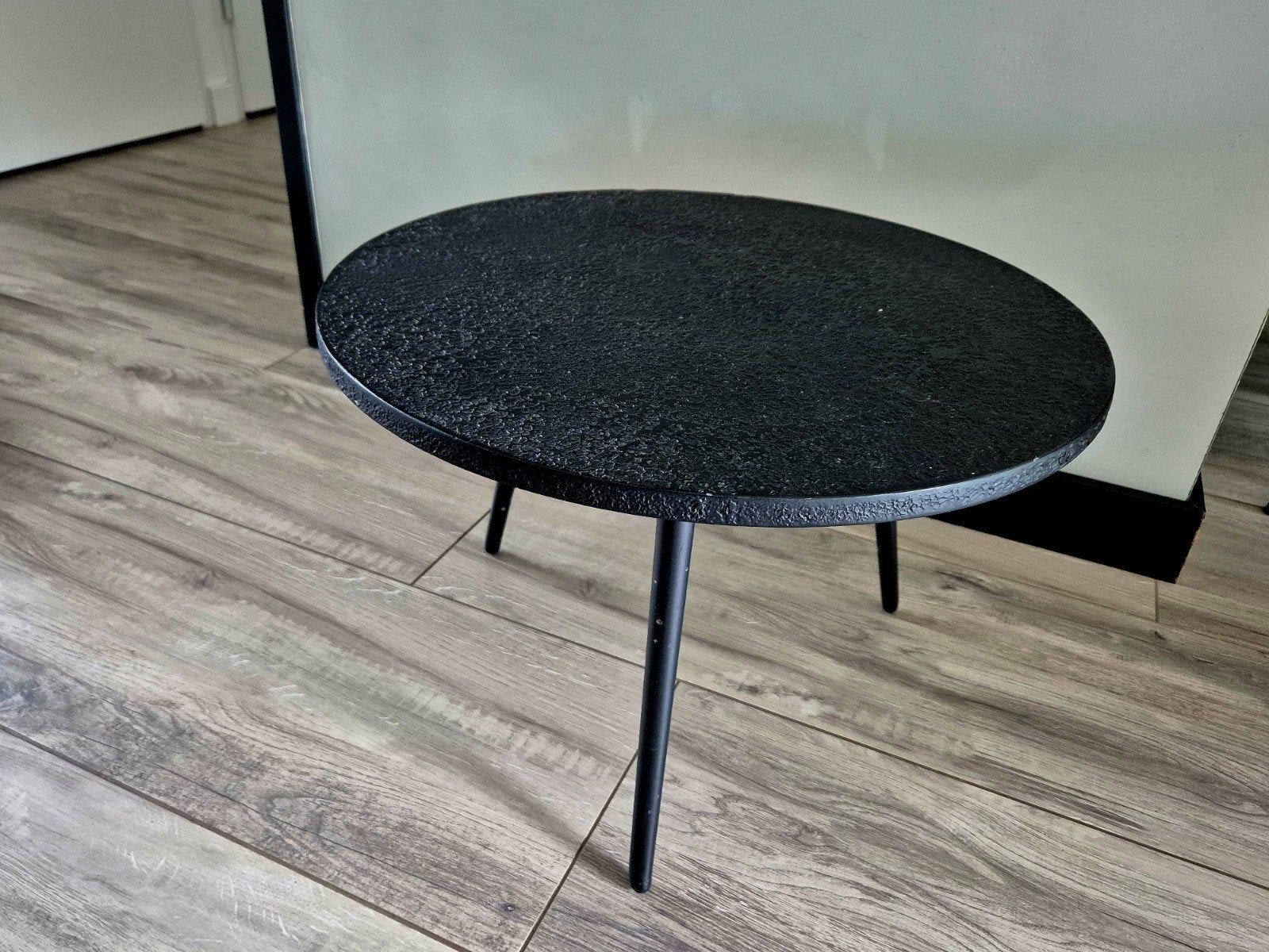 Woood bijzettafels set van 2, zwart, Ophalen, Gebruikt, 50 tot 100 cm, Overige materialen