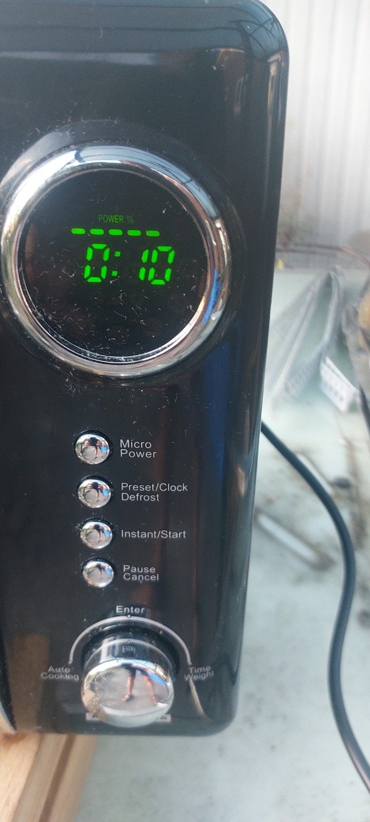 Melissa Magnetron 700W Zwart - Zo goed als nieuw, Ophalen
