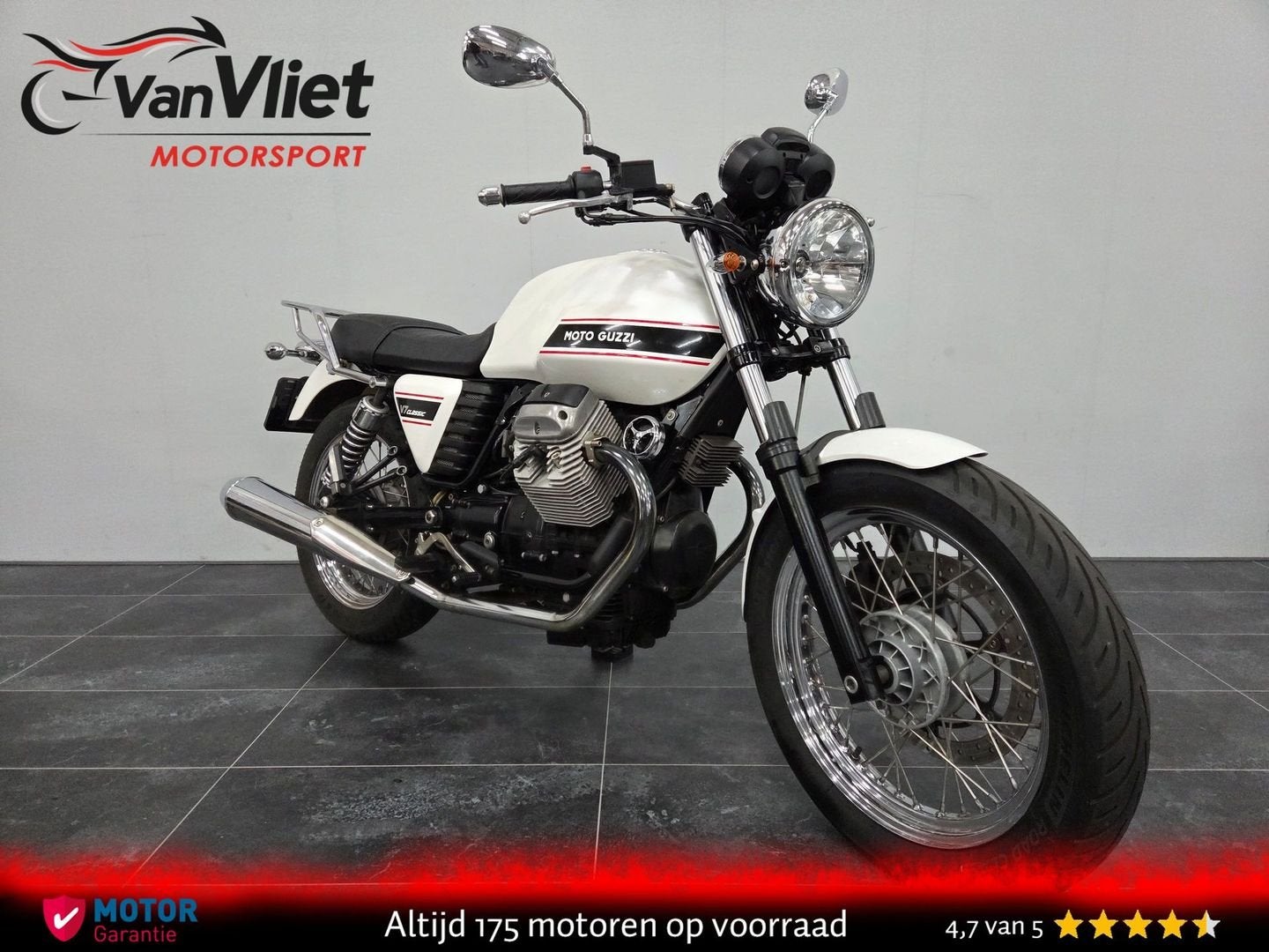 Mooie Moto Guzzi V7 Classic bj 2011 Zie Foto\'s.!, Motoren, Motoren | Moto Guzzi, Bedrijf, Onbekend, Onbekend, Toermotor