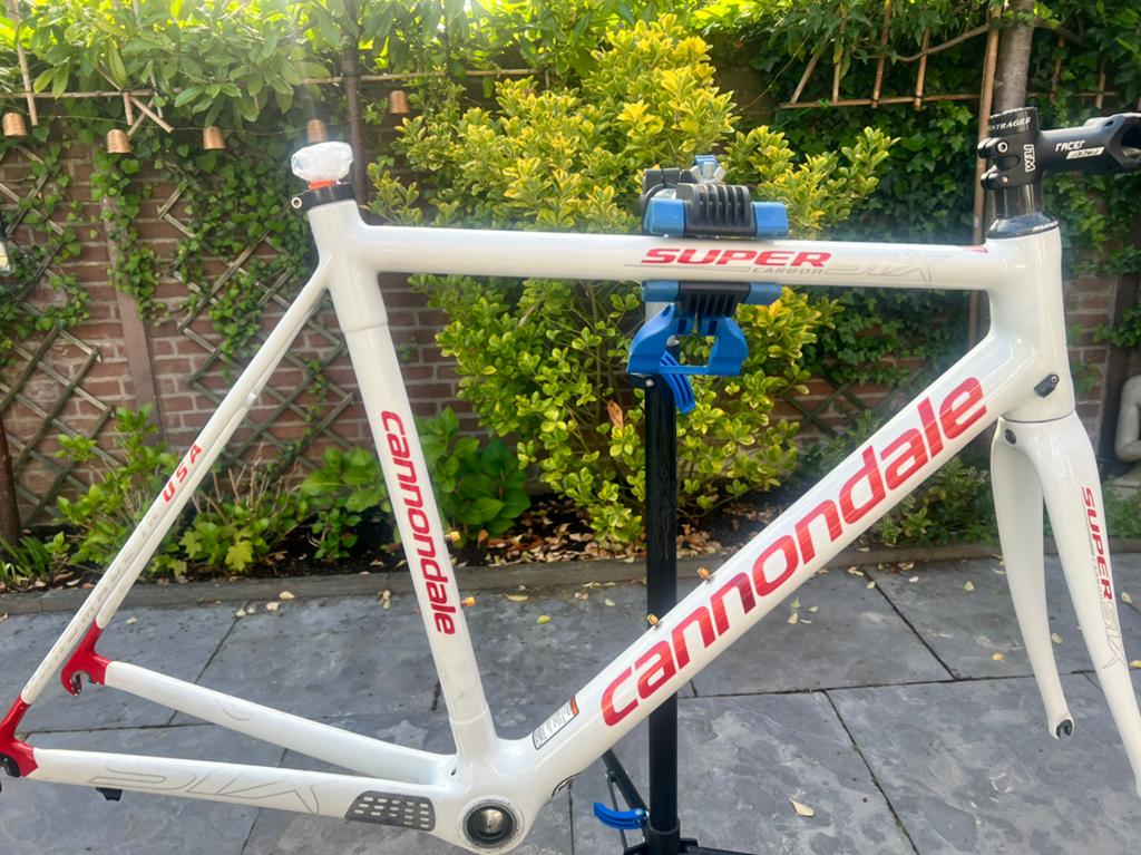 Cannondale Super Six Frame maat  56, 28 inch, Carbon, Velgrem, Zo goed als nieuw