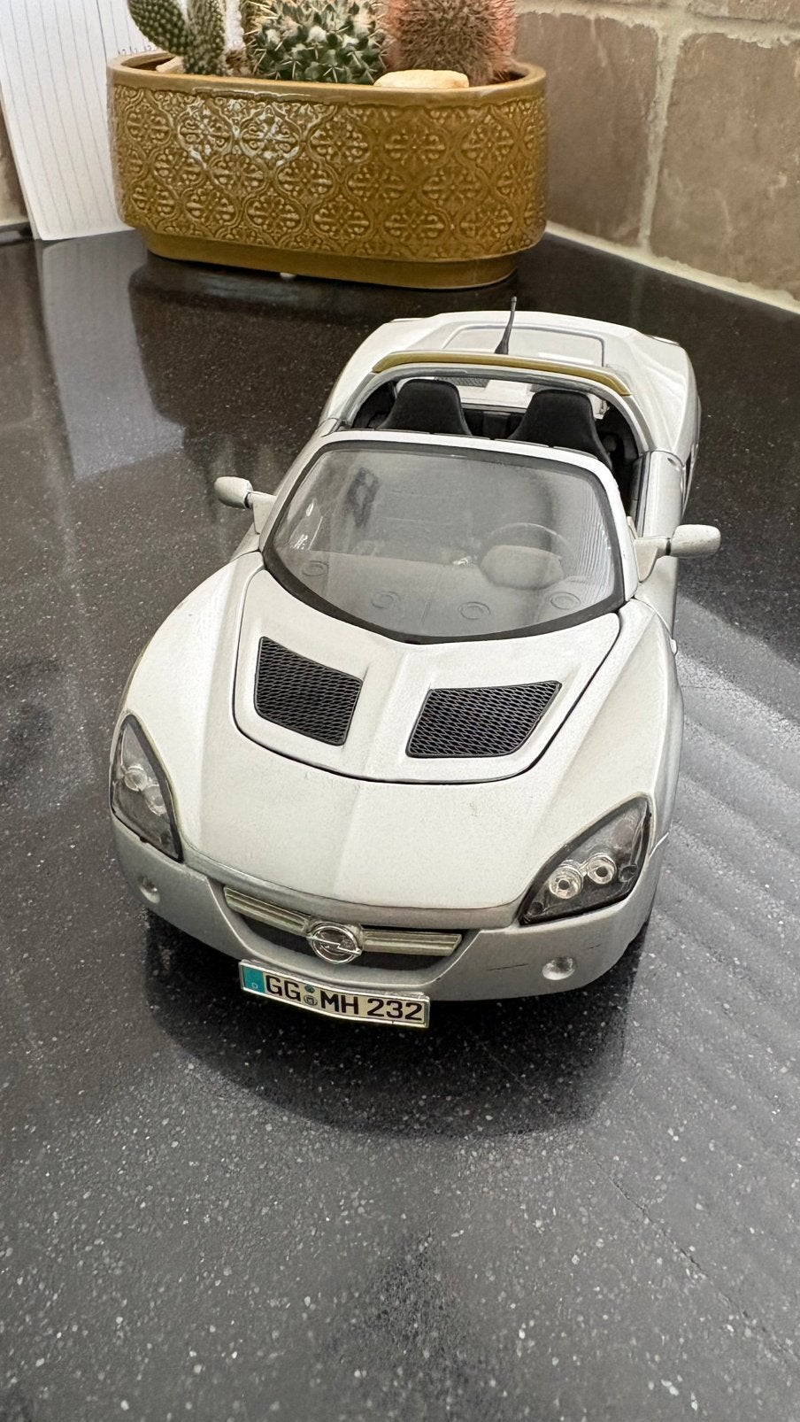 Opel speedster 1:18, Ophalen of Verzenden, Zo goed als nieuw, Auto, Maisto