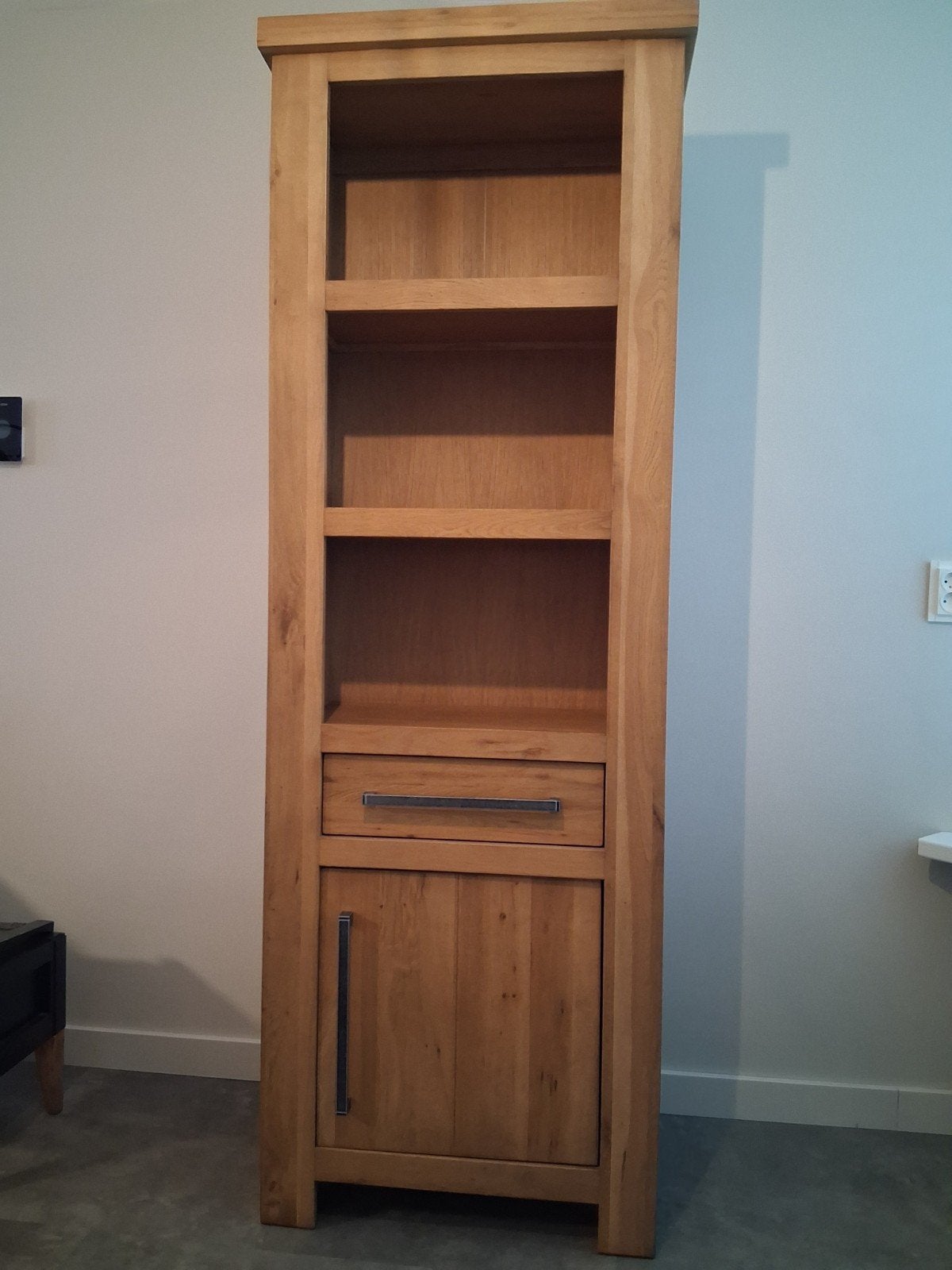 Eiken boekenkast, Ophalen, Gebruikt, 200 cm of meer, 50 tot 100 cm