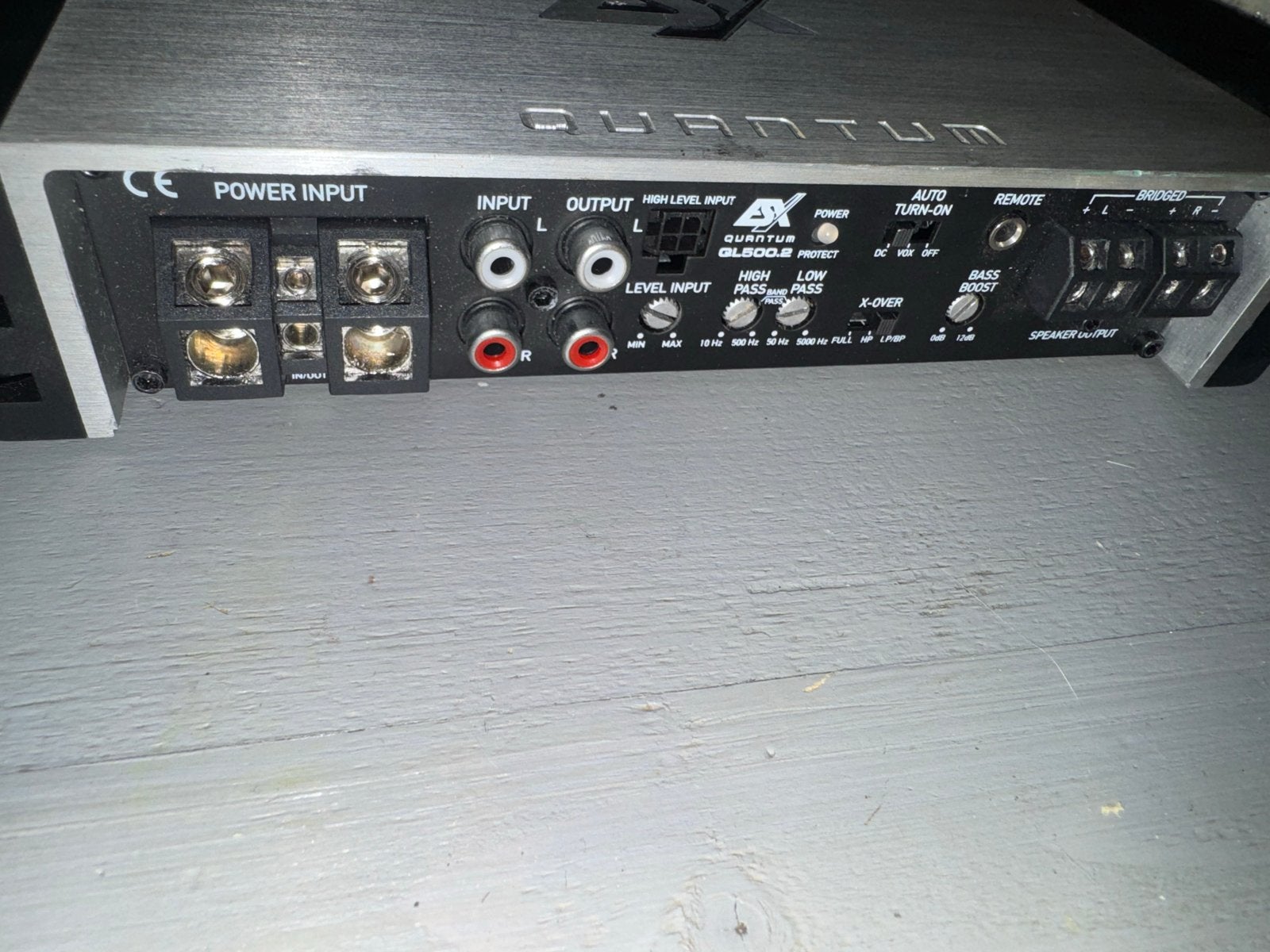 ESX Quantum GL500.2 - Krachtige 2-kanaals versterker, 120 watt of meer, Ophalen, Overige merken, Gebruikt