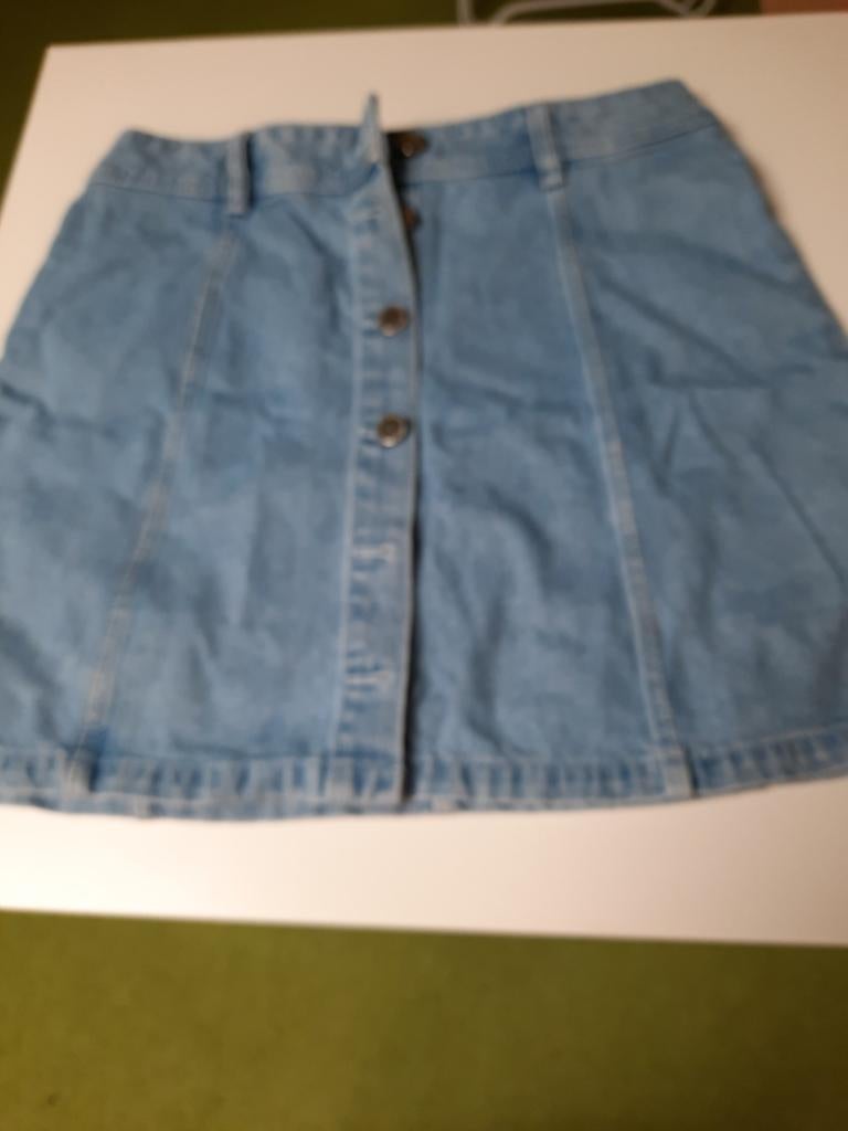 Leuke spijkerrok met knoopsluiting, Kleding | Dames, Rokken, Maat 38/40 (M), Blauw, Ophalen of Verzenden, Onbekend