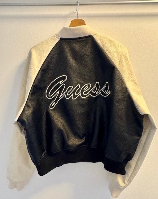 Guess Azira PU Bomber Jacket Women’s Varsity (NIEUW), Maat 42/44 (L), Nieuw, Ophalen of Verzenden, Overige kleuren