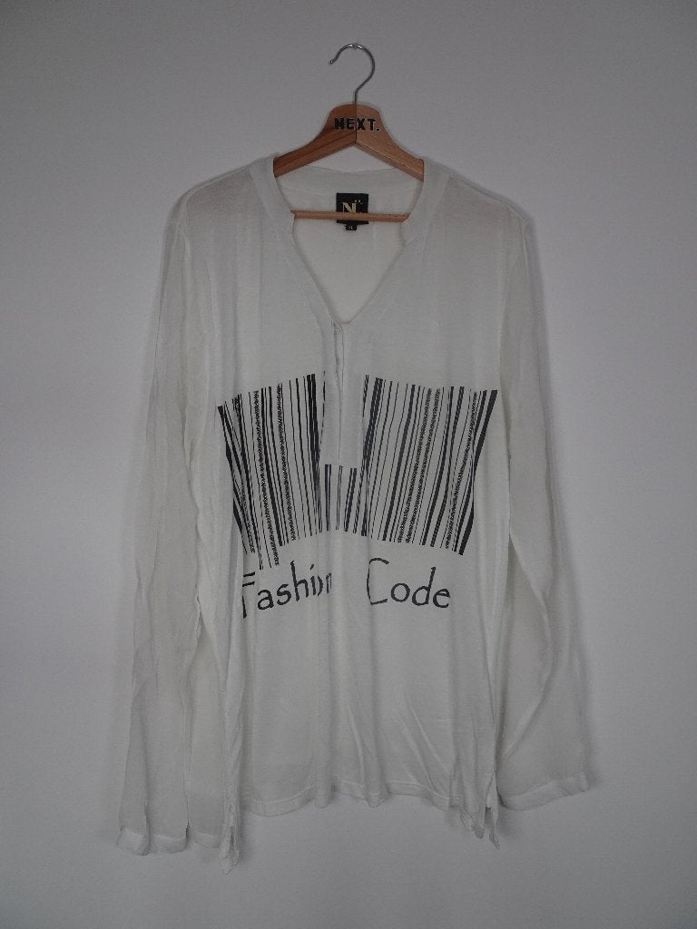 NÜ Denmark blouse - maat L - zo goed als nieuw, Maat 38/40 (M), Wit, Ophalen of Verzenden, Zo goed als nieuw