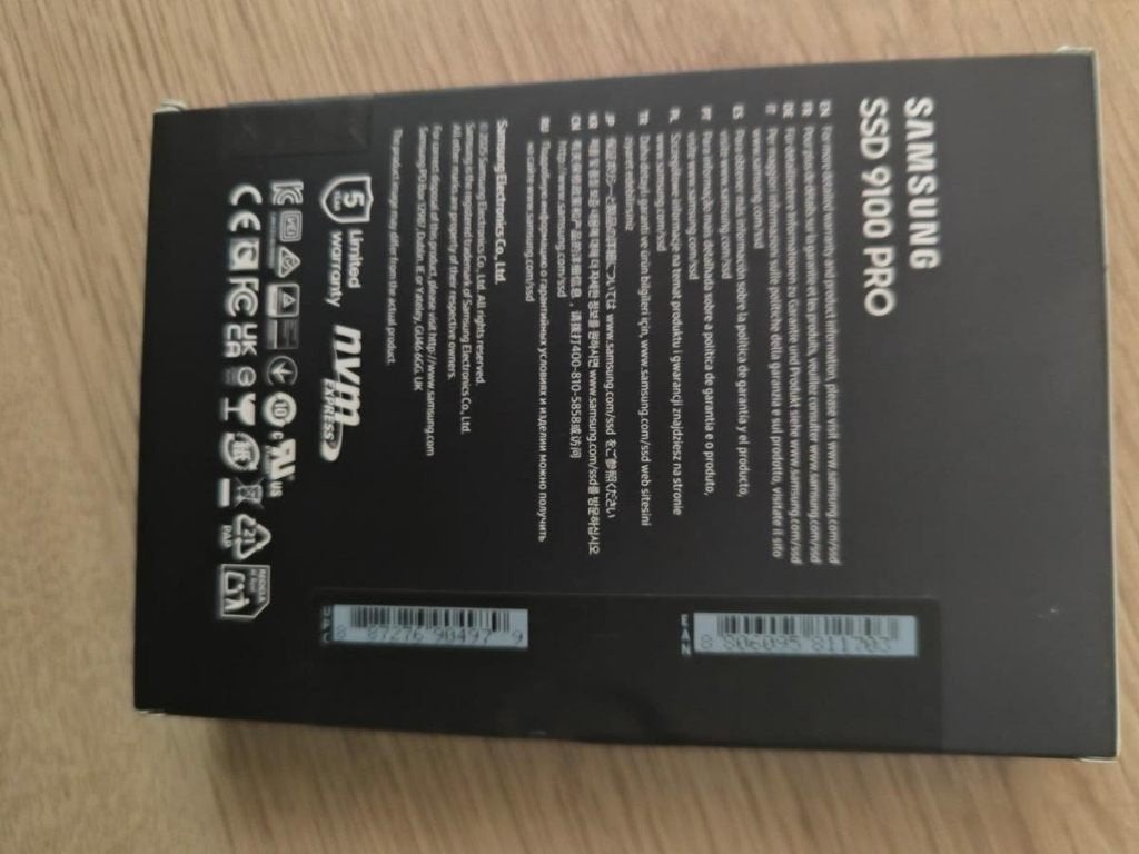 Samsung 9100 PRO PCIe 5.0 NVMe M.2 SSD 4TB, Computers en Software, Ophalen, Nieuw, HDD