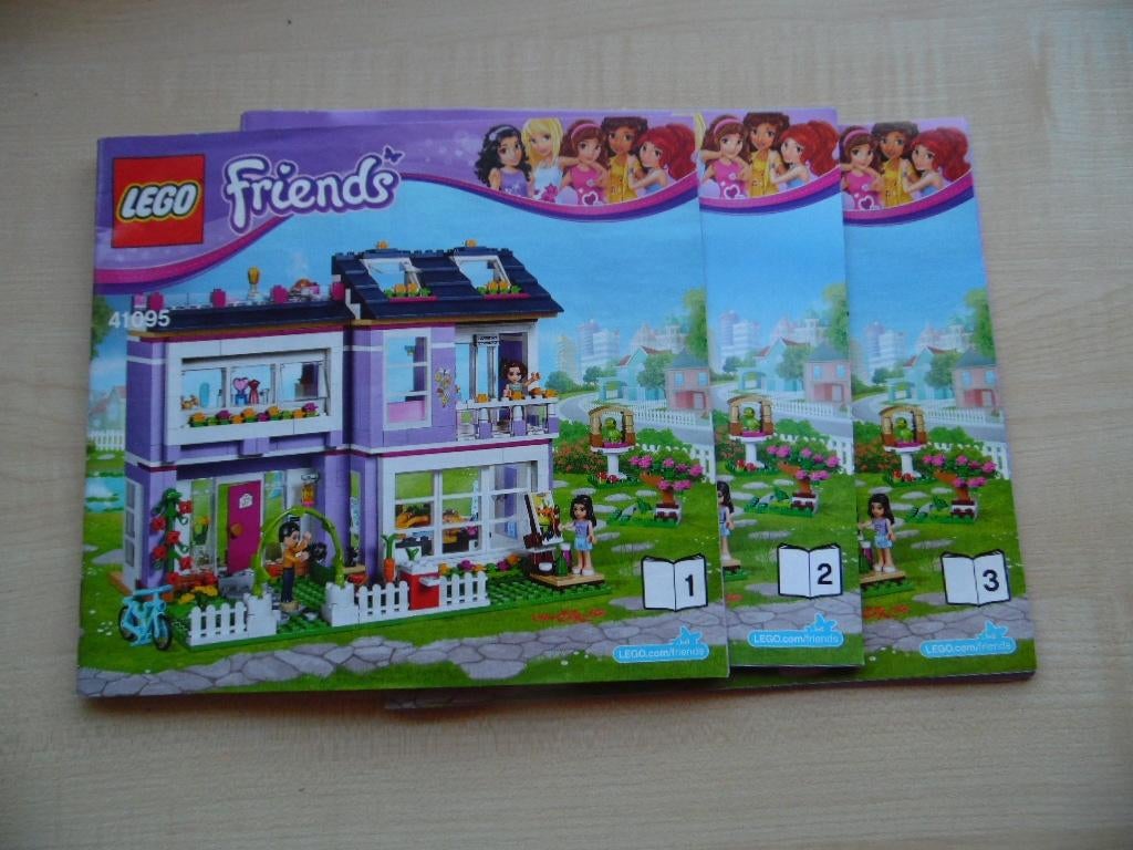 Lego Friends 41095 Emma's huis, Compleet, Lego, Friends, Ophalen of Verzenden