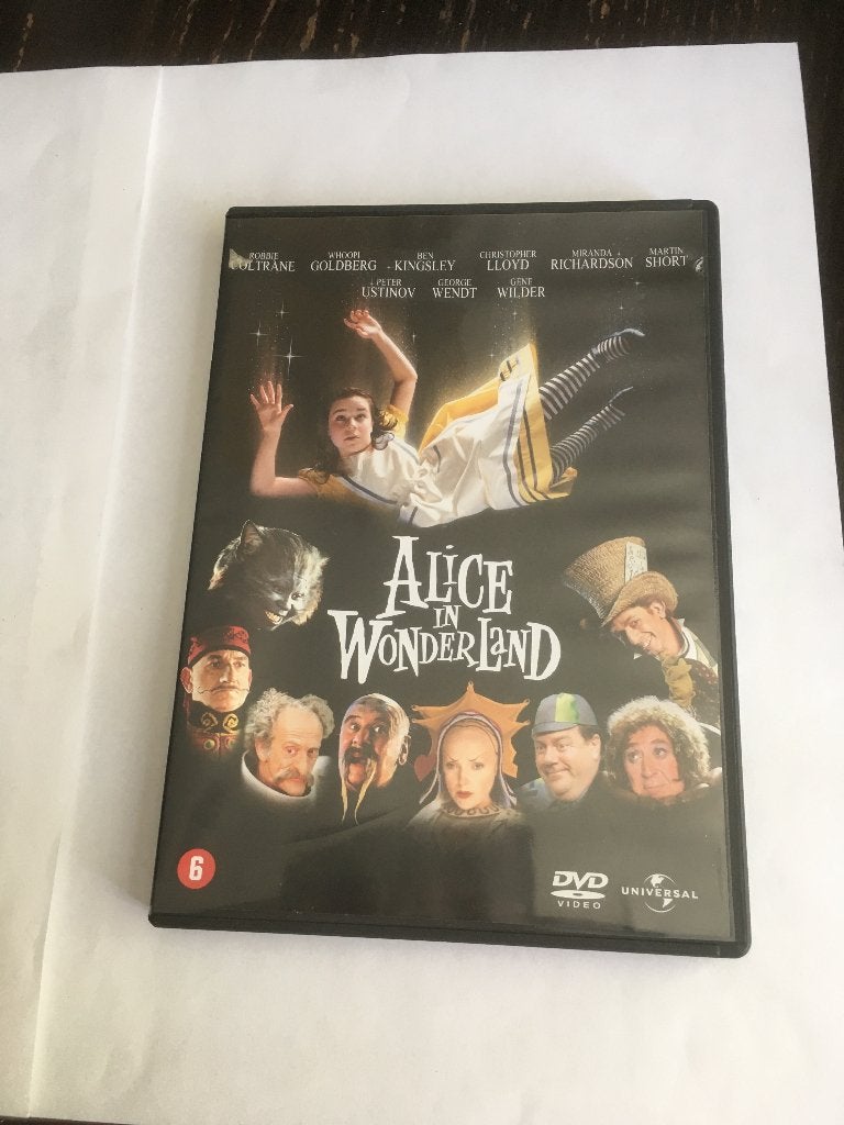 alice in wonderland dvd 1999, Alle leeftijden, Ophalen of Verzenden, Zo goed als nieuw, Nederlands