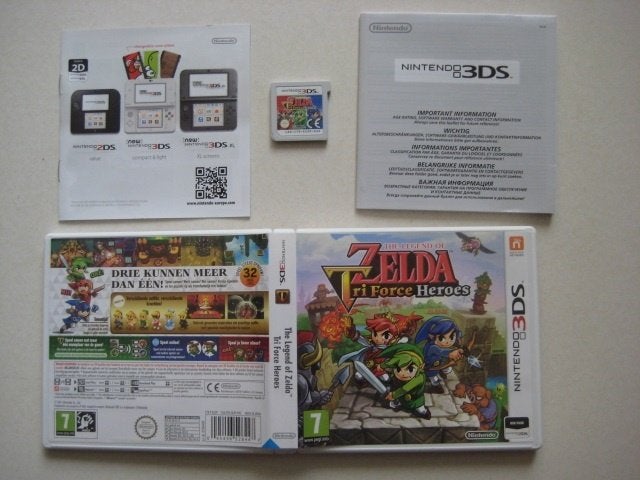 Legend of Zelda Triforce Heroes Nintendo 3DS 3-ds, 1 speler, Nieuw, Ophalen of Verzenden, Role Playing Game (Rpg)